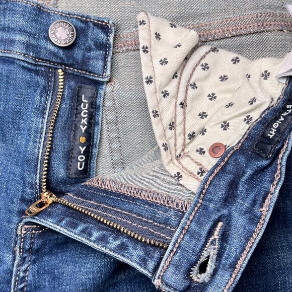 Lucky Brand Brooke Straight Leg Jeans Medium Wash Women’s Size 8 / 29 - Picture 4 of 8